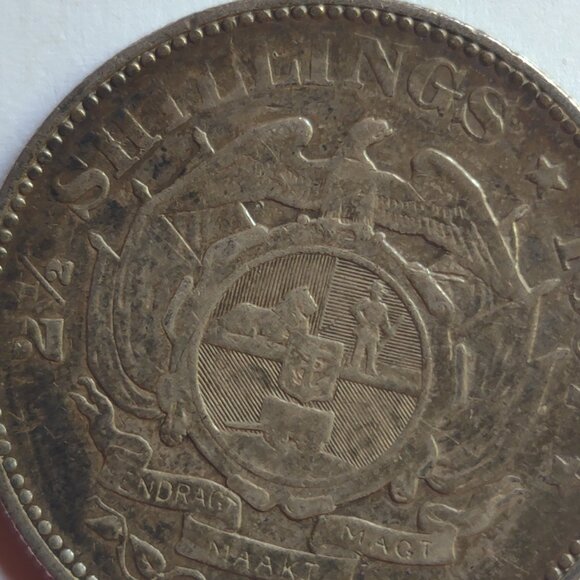 2 1/2 Shilling Coin 1897 South Africa Nice Rare COIN - Picture 3 of 4